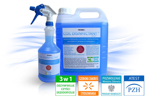 Coil Disinfectant – profesjonalny preparat do czyszczenia i dezynfekcji klimatyzacji